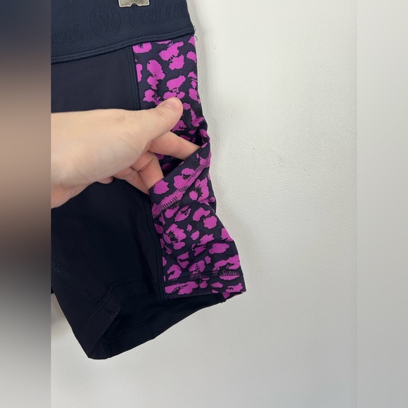 What The Sport Short Size 8 Black Purple - Picture 6 of 9